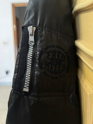 Bomber nero imbottito