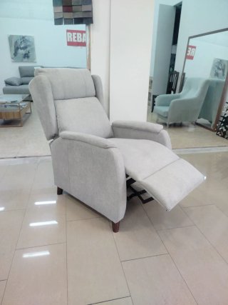 Sillón Relax Tela Beige