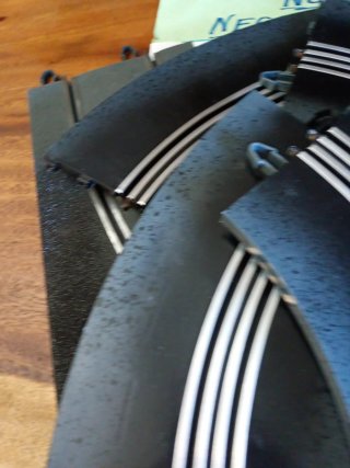 Scalextric Curva Chicane Pista Gris Moderna