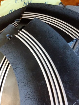 Scalextric Curva Chicane Pista Gris Moderna