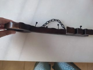 Llavero de madera artesanal