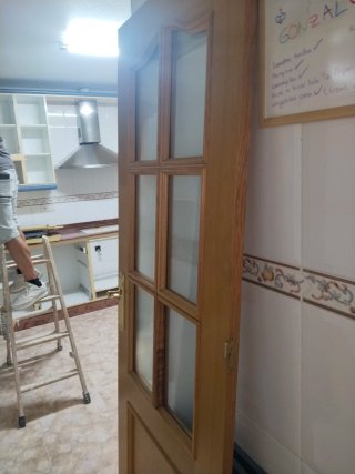 Puertas de roble completas