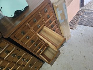 Cajonera Madera Estilo Boticario