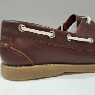 Scarpe uomo barca pelle bordeau 46 nuove