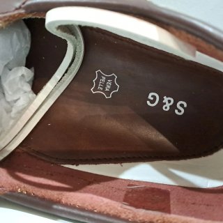 Scarpe uomo barca pelle bordeau 46 nuove