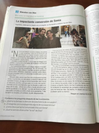 Religión Católica 1 Secundaria