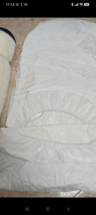 Colchón cuna y funda protectora bebé