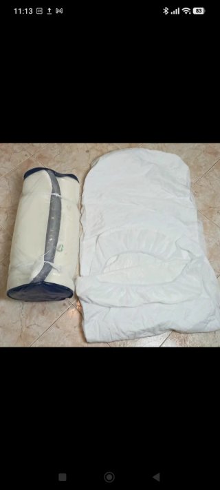 Colchón cuna y funda protectora bebé