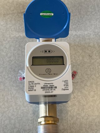 Medidor Agua Ultrasónico DN25 Zigbee
