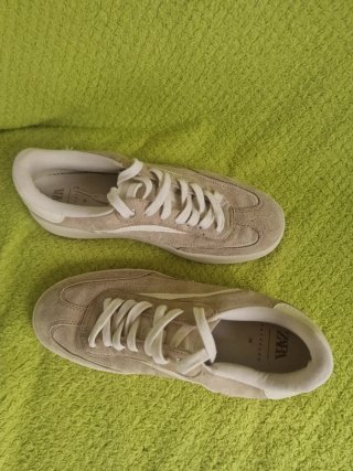 Zapatillas Zara Beige