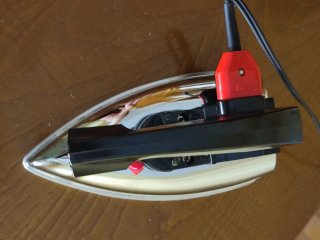 Plancha de viaje vintage