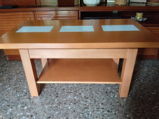 Mesa madera maciza   abatible