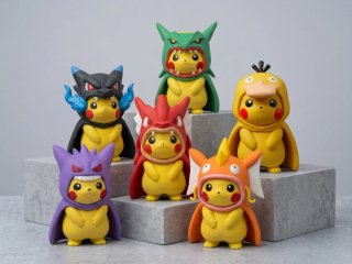 Figura Pikachu Poncho Pokémon