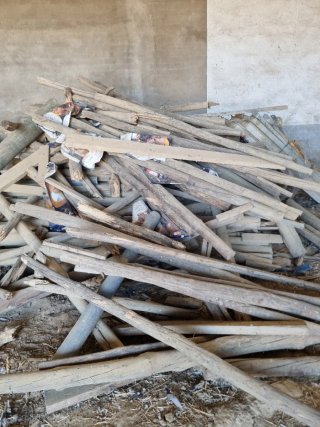 Palos de madera de regalo