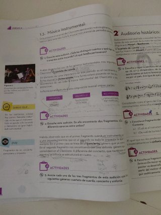 Música clave B, secundaria
