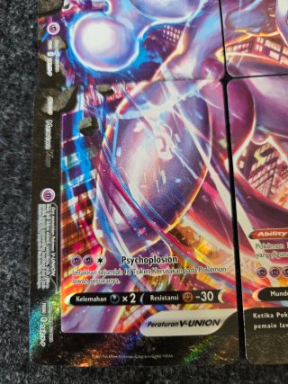 Mewtwo V-UNION Pokémon TCG indonesia PROMO
