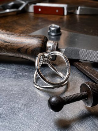 Anillo "Tied" plata 925