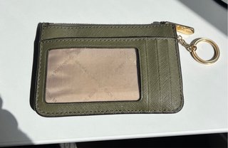 Cartera Monedero Tarjetera Michael Kors verde TOP