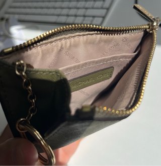 Cartera Monedero Tarjetera Michael Kors verde TOP