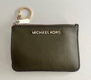 Cartera Monedero Tarjetera Michael Kors verde TOP