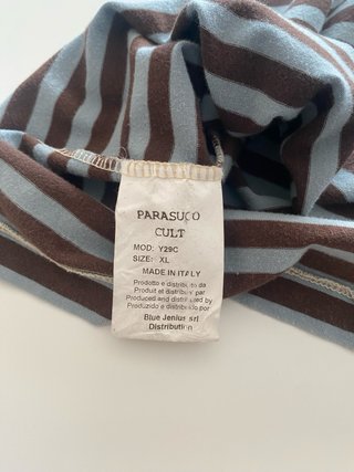 Maglia Parasuco righe marroni/azzurre XL
