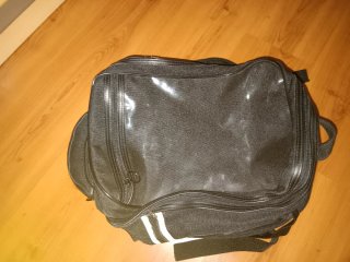 Mochila de moto negra