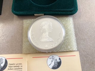 Moneda Plata 1988 Calgary Hockey 1 oz Troy