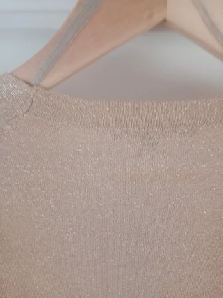 Jersey dorado con brillo Tintoretto Talla L.