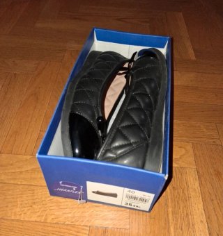 Bailarinas negras talla 40