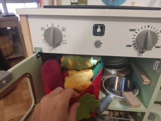 Cocinita de madera infantil nueva! Con todo