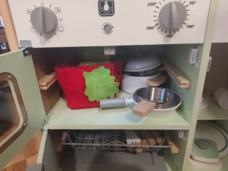Cocinita de madera infantil nueva! Con todo