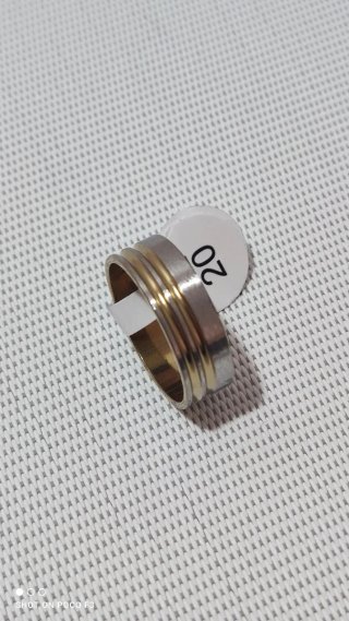 Anillo Acero Inoxidable Talla 20