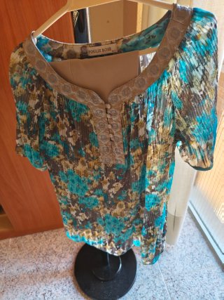 Blusa FOGLIE ROSE M/38/10
