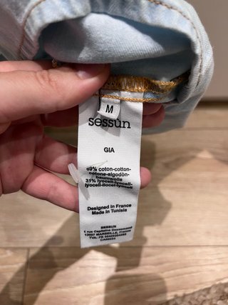Vestido vaquero Sessun manga larga Talla M
