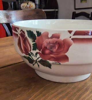 Sopera y 2 Platos Postre Digoin - Modelo Cibon