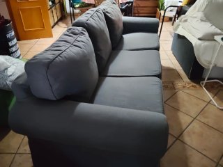Divano a 3 posti Ikea Ektorp con due fodere