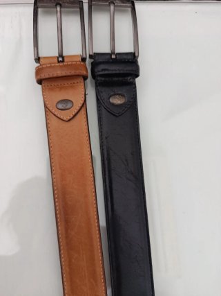 !! Oferton !! Caramelo dos cinturones hombre 38eur