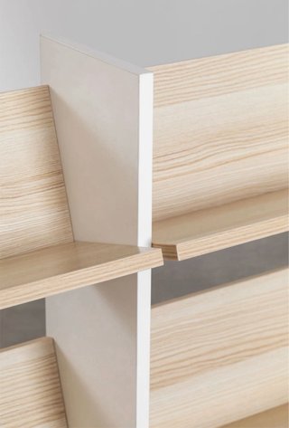 Librería SKLUM Doble Madera 85x90 cm