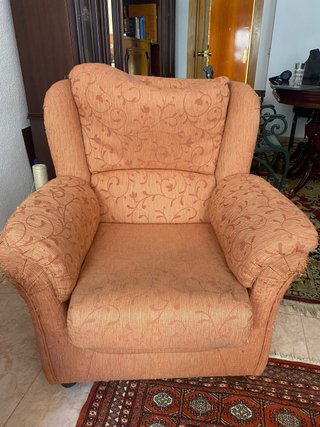 Divano e poltrone arancione