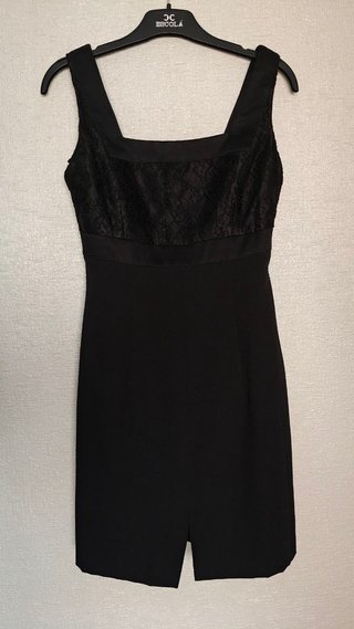 Vestido negro fiesta encaje