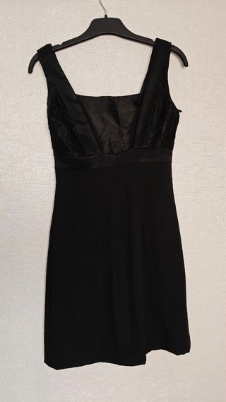 Vestido negro fiesta encaje