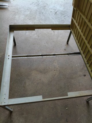 Mesa de cultivo con soporte 1,10x1m