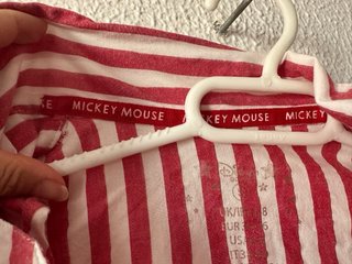 2 prendas Camisa de rayas con Mickey Mouse