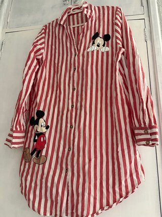 2 prendas Camisa de rayas con Mickey Mouse