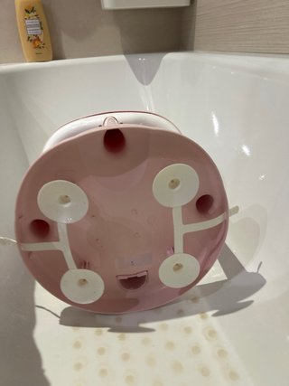 Sillita de bañera para bebé rosa