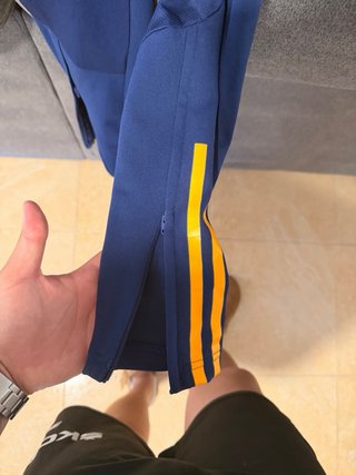 Pantalón Chándal Adidas España Azul Amarillo