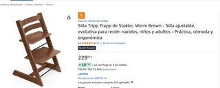 Silla Tripp Trapp Stokke Warm Brown