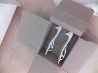 Sandalias tacón bajo blancas
