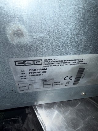 Horno profesional eléctrico de convección