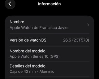 Apple Watch Series 10 GPS Negro/Verde